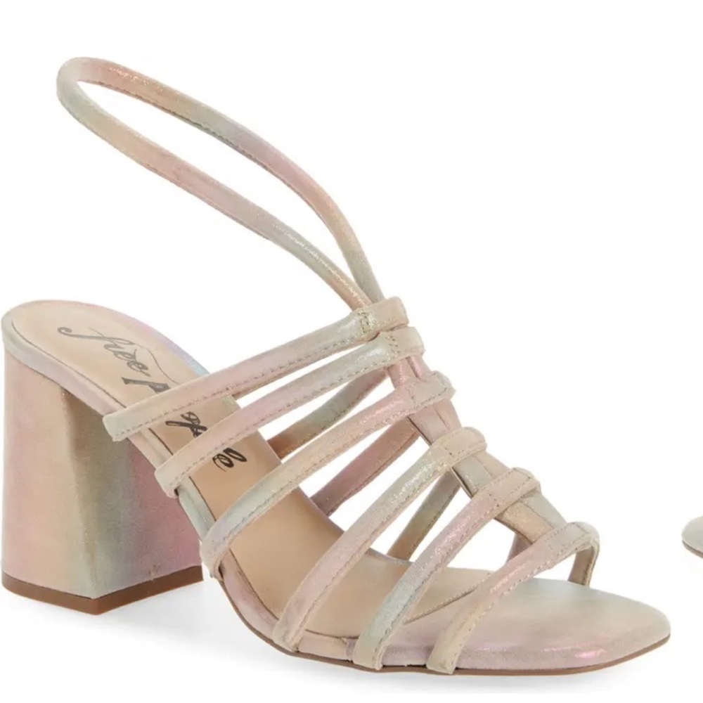Free People Colette Sandal Rainbow Metallic